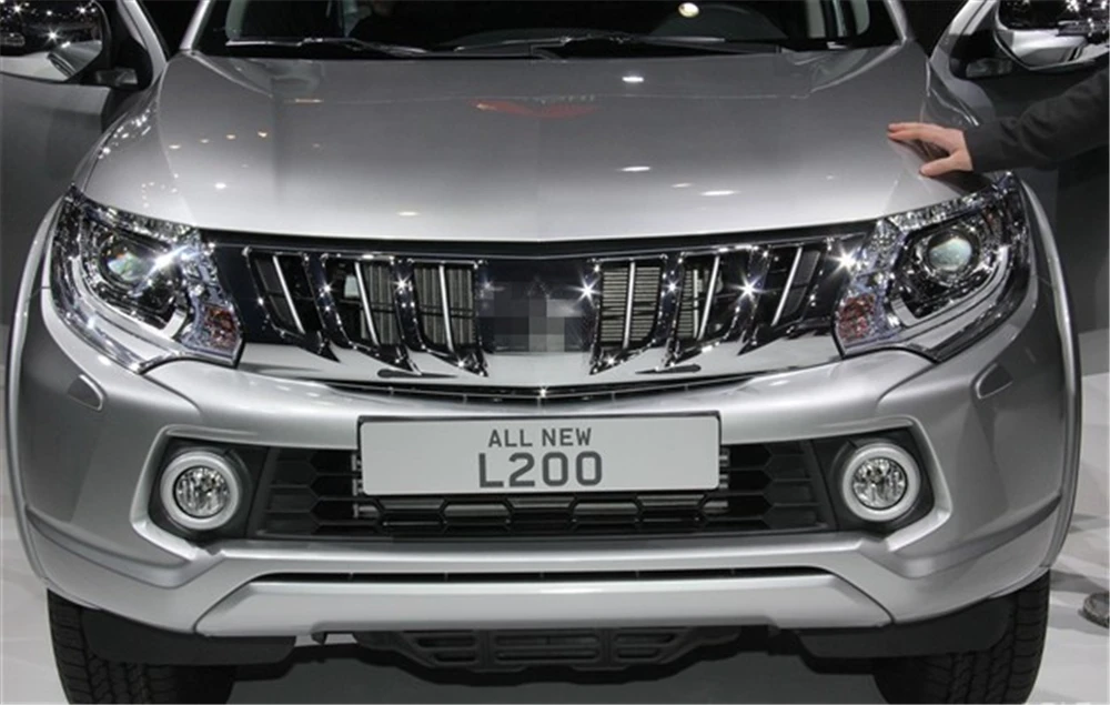 3 в 1 функции светодиодный для Mitsubishi Triton L200 2013- DRL Дневной ходовой светильник автомобильный проектор противотуманная фара с желтым сигналом