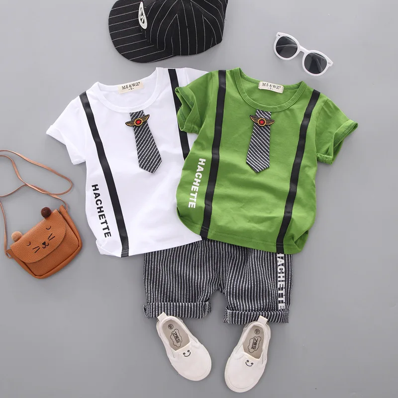 

New Summer Leisure Children's Short Sleeve Suit