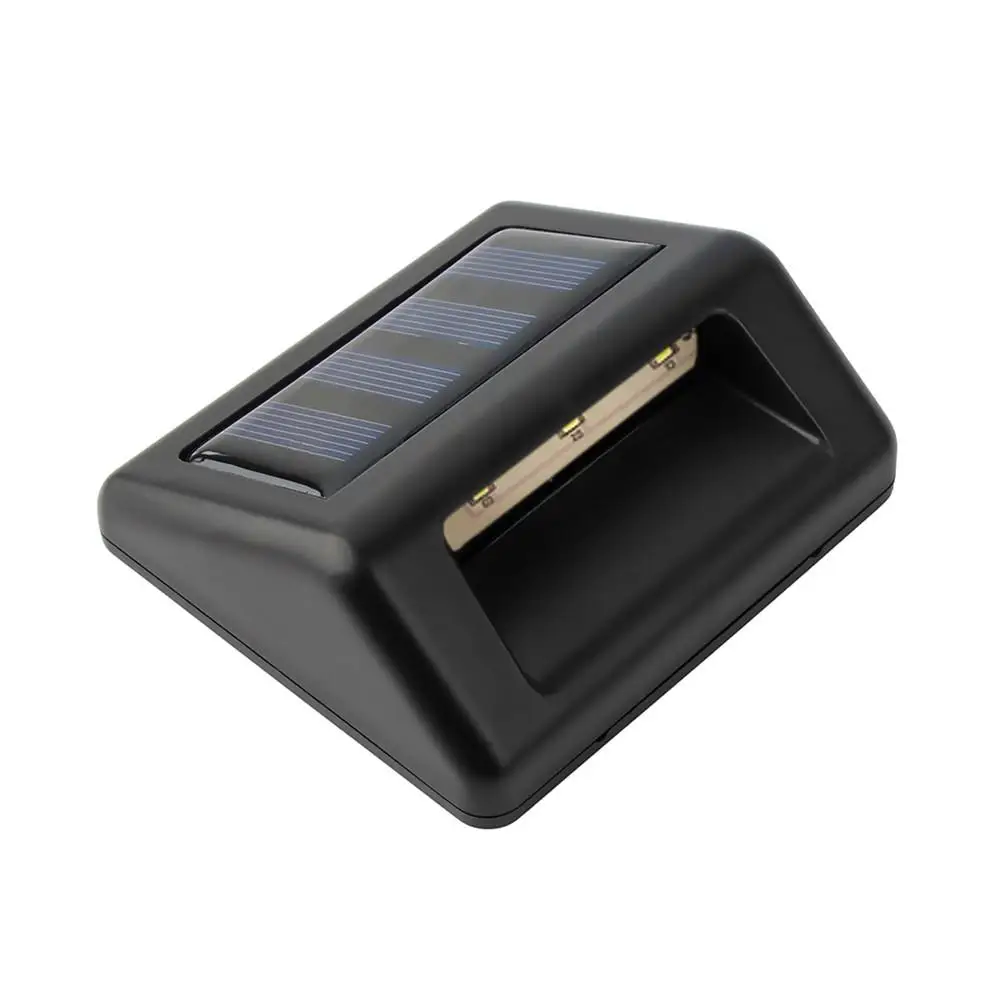 2 шт./лот 3 LED Солнечный Свет Лестницы водонепроницаемый из нержавеющей стали путь