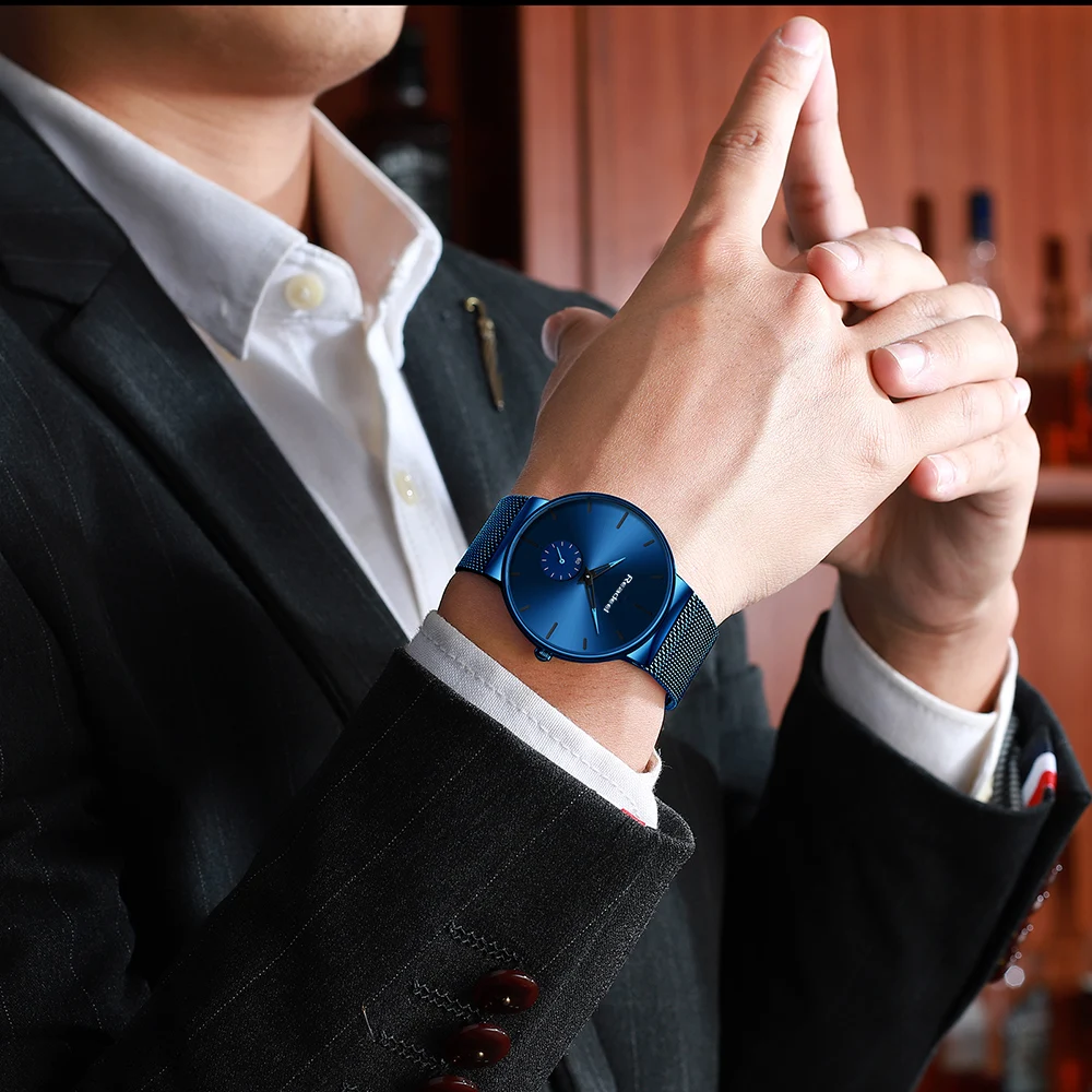 Часы Readeel мужские модные спортивные кварцевые Роскошные повседневные полностью