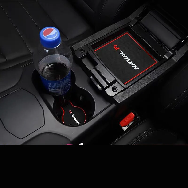 

Нескользящий коврик для ворот для Haval F7 2019 2020, внутренние держатели для чашек, Нескользящие подставки