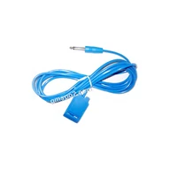 adapter cable with 6 3 connector connect monopolar disposable plate and electrosurgical unit 2 pcsbag