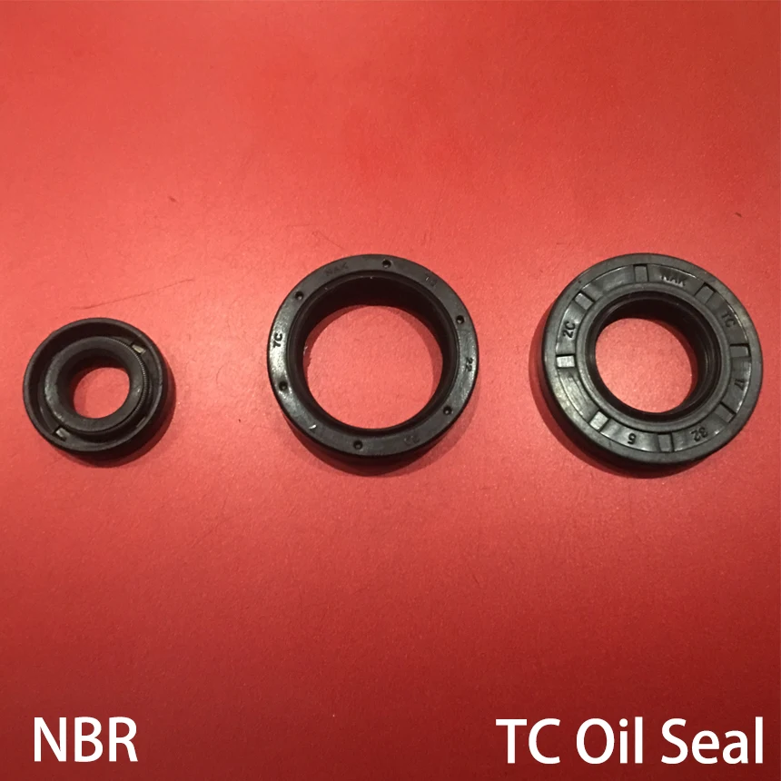 10*21*4/5/6/7 10x21x4/5/6/7 10*22/5*6/7 10x22x5/6/7 Nitrile Rubber NBR Dual Lip Spring TC Gasket Radial Shaft Skeleton Oil Seal