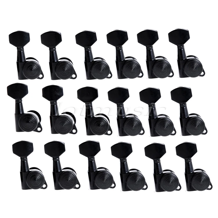 Колышки для тюнинга ключи тюнеры головки станка гитары черные 18 правые