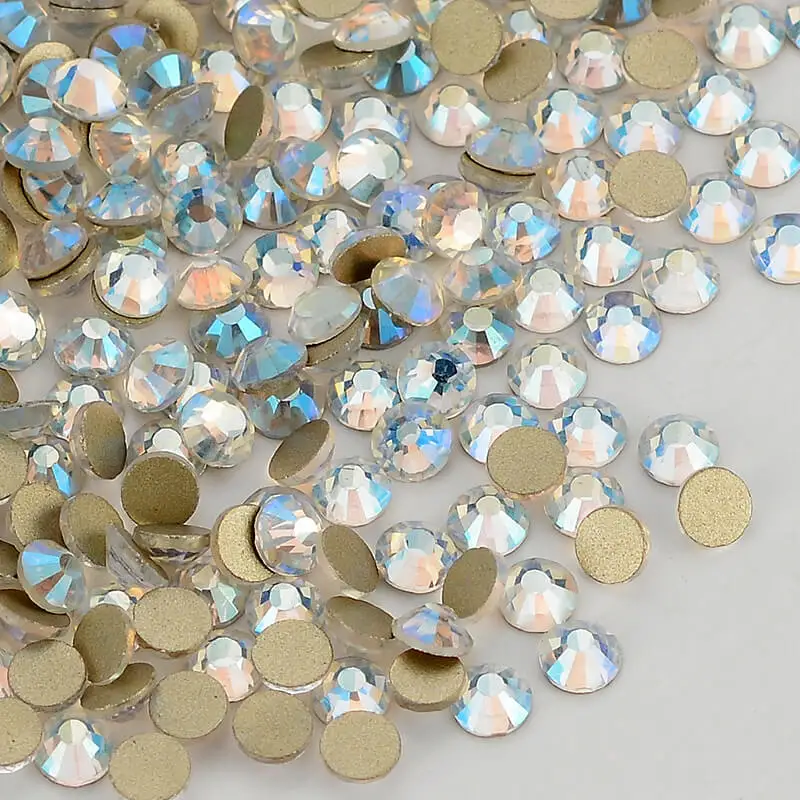 

Blue Moonlight SS3-SS30 Non-Hot Fix Rhinestone Flatback Crystal Strass Glitter Stone for DIY Manicure 3D Nail Art Fabric Garment