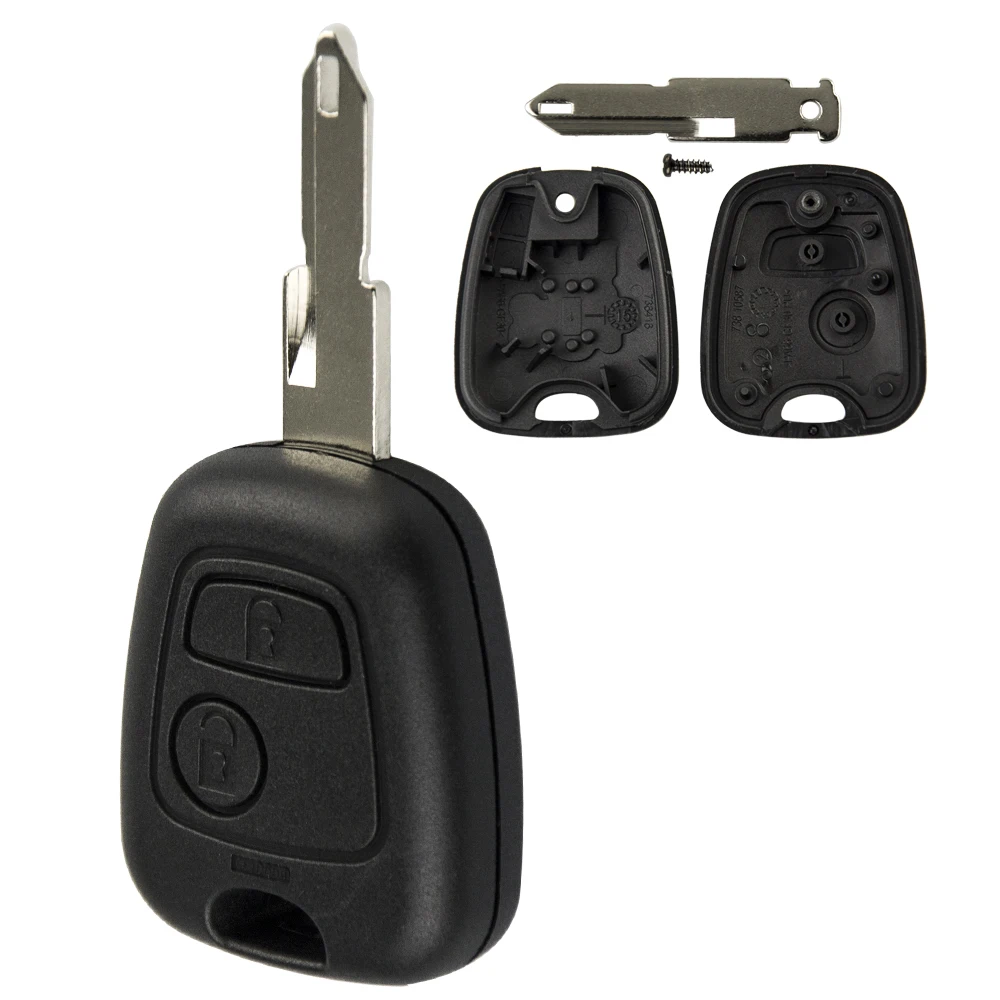 OkeyTech 2 кнопки Замена дистанционного ключа оболочки автомобиля пустой ключ для