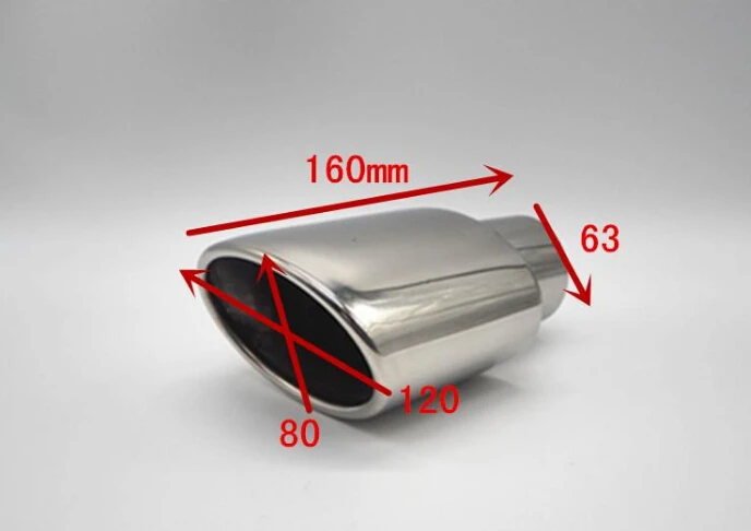 Универсальный автомобильный глушитель из нержавеющей стали 2 5 дюйма | Автомобили