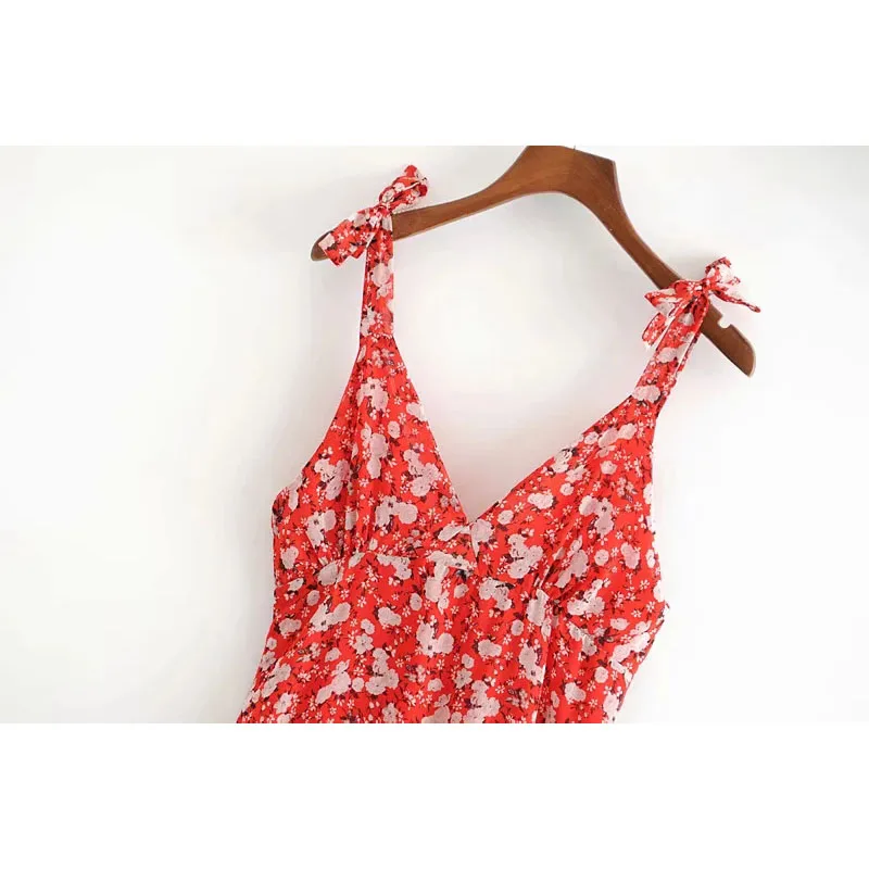 Женское винтажное длинное платье Za красное элегантное плиссированное на