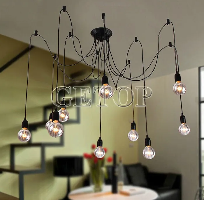 Лучшая цена ретро деревенский подвесной светильник винтажная креативная лампа