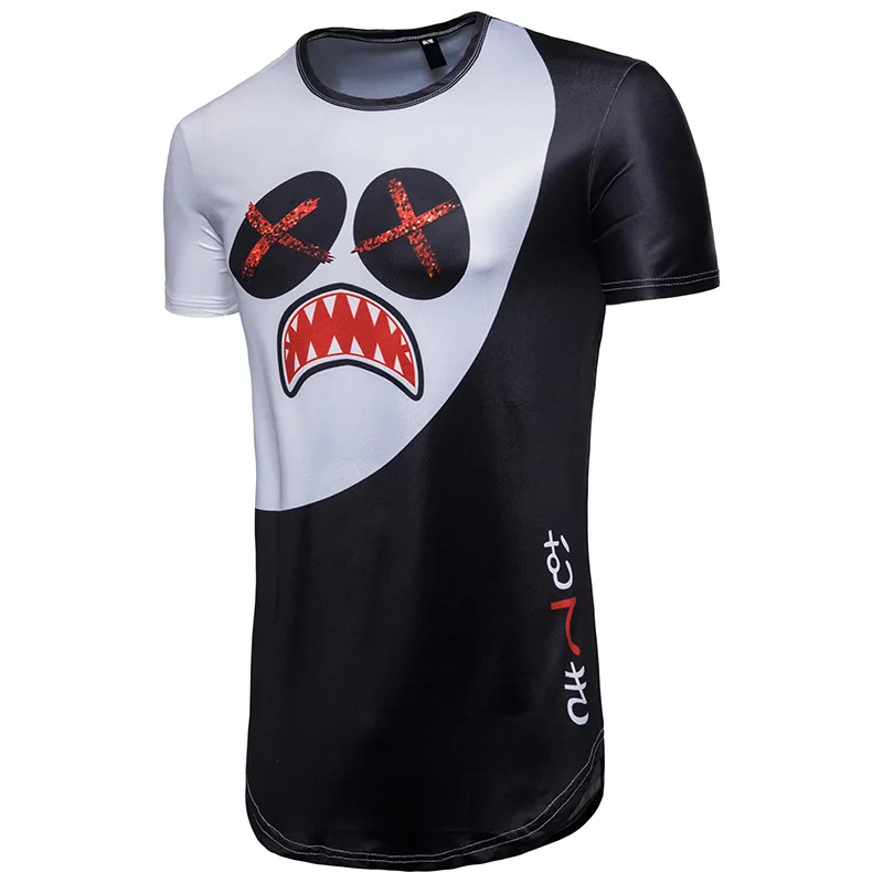 Мужские футболки 2018 модный тренд Новое поступление мужская футболка в стиле хип