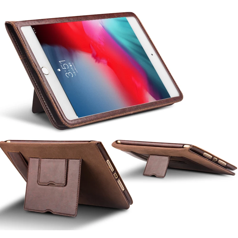 Qialino фирменный умный чехол из натуральной кожи для iPad Mini 4 5 Mini4 Mini5 с поддержкой