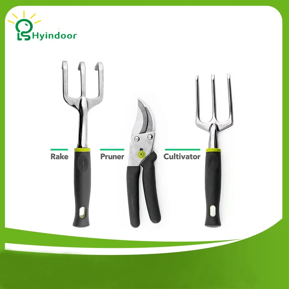 

9 Pieces Garden Tools Storage Bags Garden Tool Sets Aluminum Heads Gloves Watering Can Tool Combination Set
