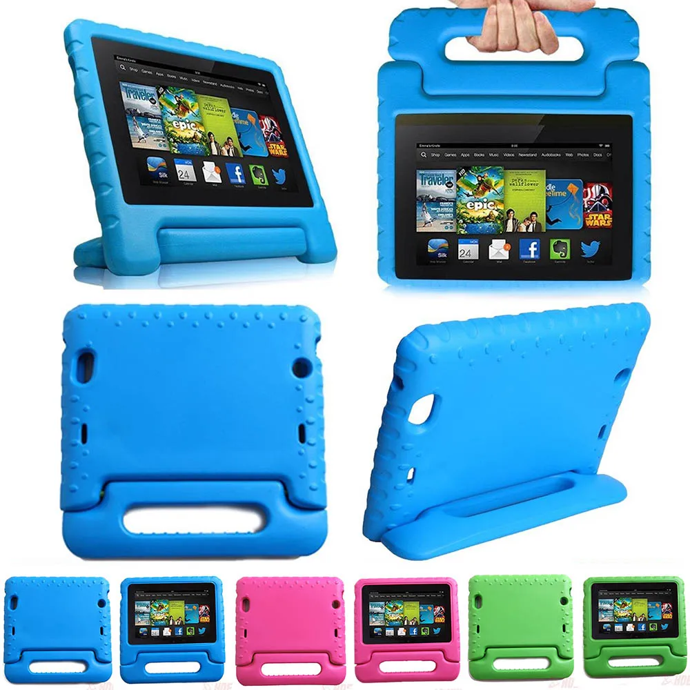 Детский противоударный чехол с ручкой и подставкой для Amazon Kindle Fire 7 '&#x272015 2017