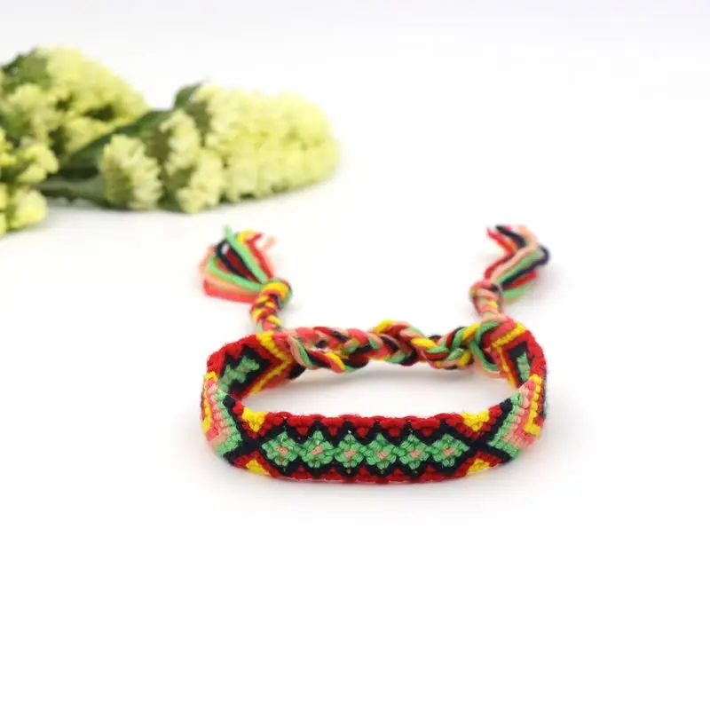 Плетеная нить из хлопка ручной работы в этническом и индийском стиле|bracelets for|wrap