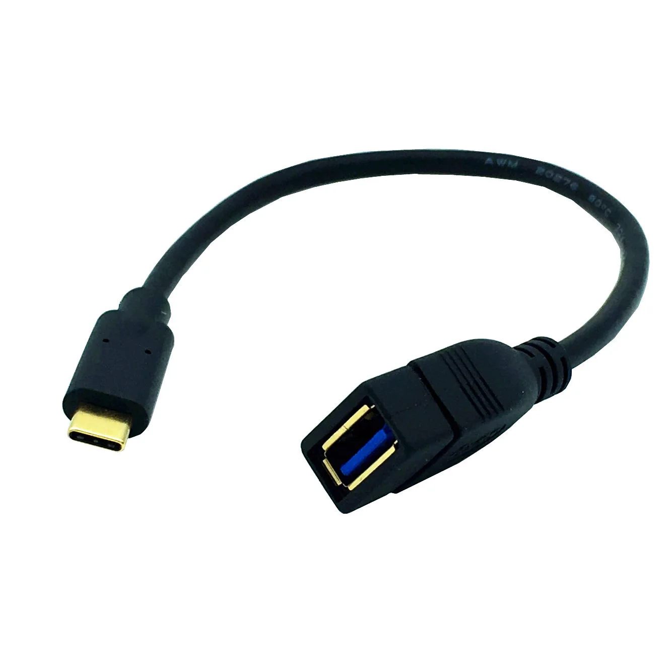 2 штуки 20 см USB 3,1 type C к USB 3,0 Тип A Male-Female OTG разъём кабельный переходник