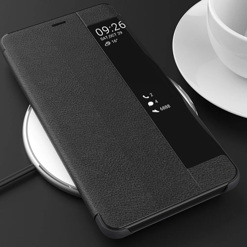 Умный кожаный чехол книжка KISSCASE для Samsung S10 чехлы S9 S8 Plus A7 2018 Note 9 8 чехол|Бамперы| |