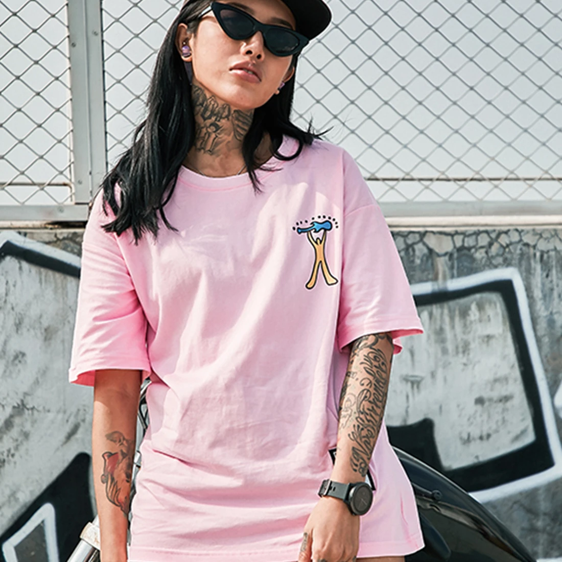 Aelfric модные музыкальные персонажи принт Highstreet футболка Повседневная хип хоп Harajuku