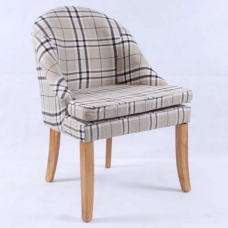 Стулья для кафе мебель стулья louis из цельной древесины и хлопчатобумажной ткани