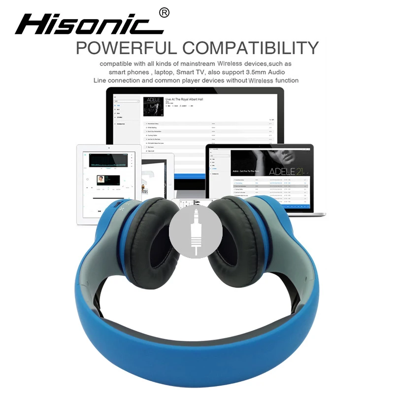 Hisonic Складная гарнитура беспроводные наушники airoha чип время микрофон игровой беспроводной Auriculares Audifonos bs-sun 832