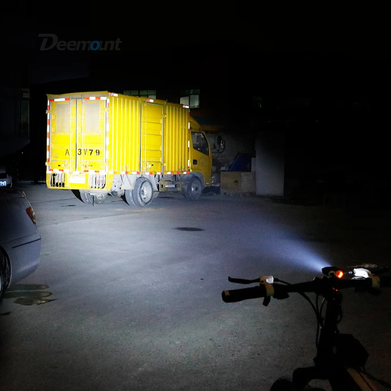 Deemount цикл переднего освещения 8 4 V фар 2LED 350 люмен на выбор #18650 Батарея коробка 4/5 0