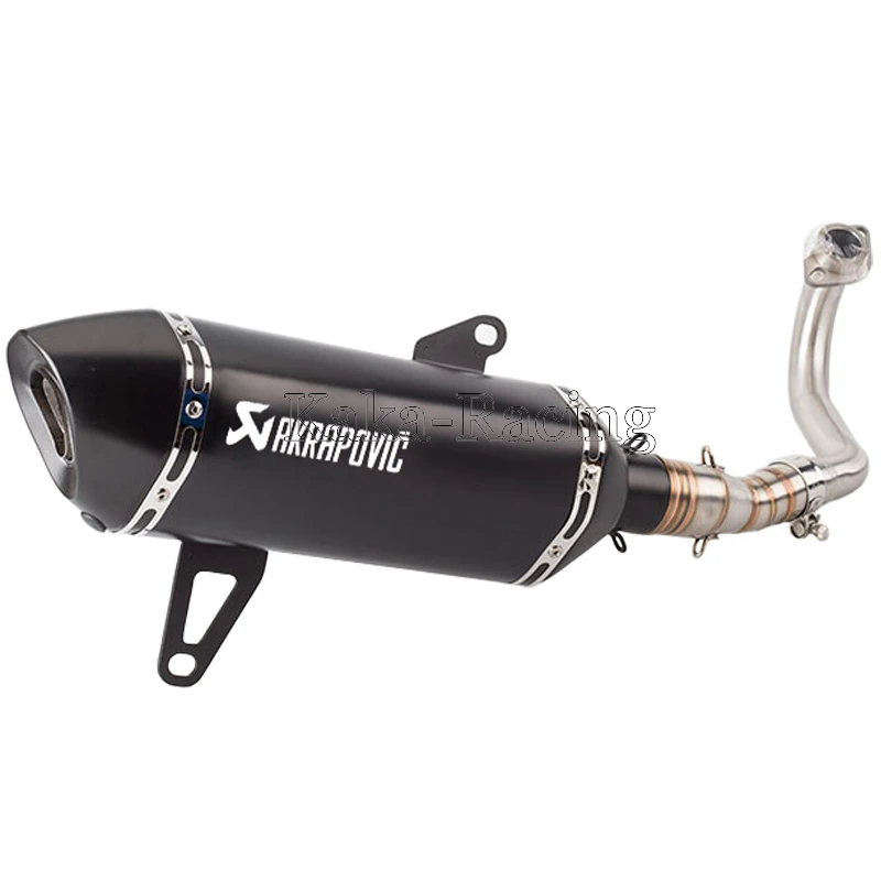 X max 300 250 Full system Slip On Akrapovic Carbon Fiber Exhaust Muffler Pipe For Yamaha XMAX 2017 2018 with DB killer|Выхлопные трубы