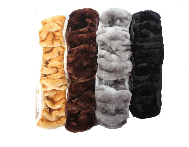 Plush telescopic steering wheel cover car imitation wool Grips / winter plush four colors | Автомобили и мотоциклы