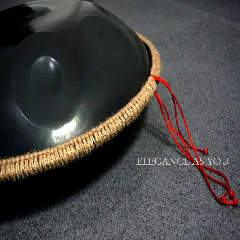 Веревка HandPan Ручной барабан тканый орнамент из веревки Крышка Джутовый льняной