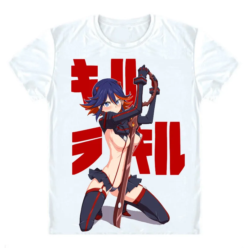 Рубашки с коротким рукавом Kill la футболки Аниме Манга Киру РА матои риуко тахикири