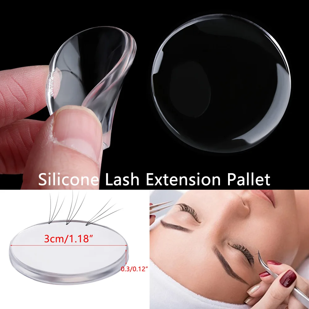 1 шт. клей для ресниц держатель палитры силиконовая подставка наращивания поддон