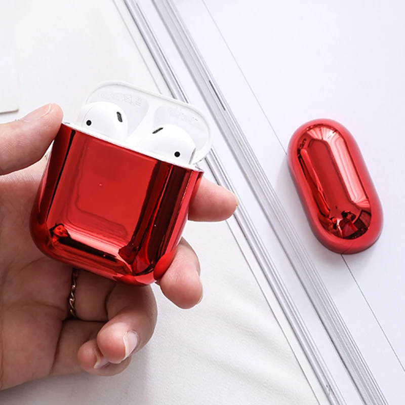 Цвет PC чехол для Airpods 2 колесика с камерой низкого давления х стручки Прозрачные
