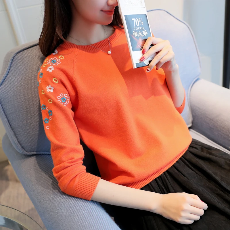 OHCLOTHING 2021 embroidery sweater female head sets new spring shirt Korean Short Raglan Knitwear sweater
OHCLOTHING 2021 embroidery sweater female head sets new spring shirt Korean Short Raglan Knitwear sweater
