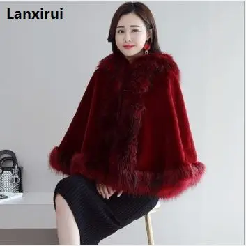 wine red Женское зимнее пальто, куртки, Осень-зима, серое шерстяное пальто с мехом, длинная парка, теплая верхняя одежда, весна, casaco feminino - Цвет: wine red