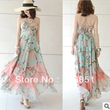Free shipping 2013 new the bohemian dress fashion print beach summer casual dresses for women|dress code dresses|dresses backlessdresses plus size