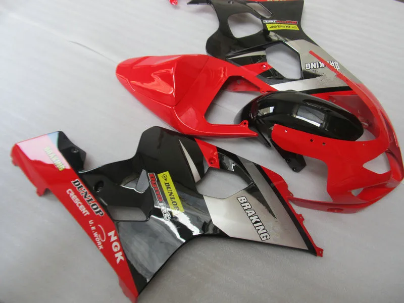 Комплект обтекателей для мотоцикла GSXR600 750 K4 04 05 GSXR 600 GSXR750 2004 2005 ABS красный