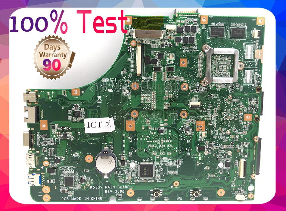 KEFU для ASUS A53S K53SV K53S K53SJ X53S P53SJ K53SC K53SM GT520 1G Оперативная память Материнская плата ноутбука протестированная работа оригинальная материнская плата