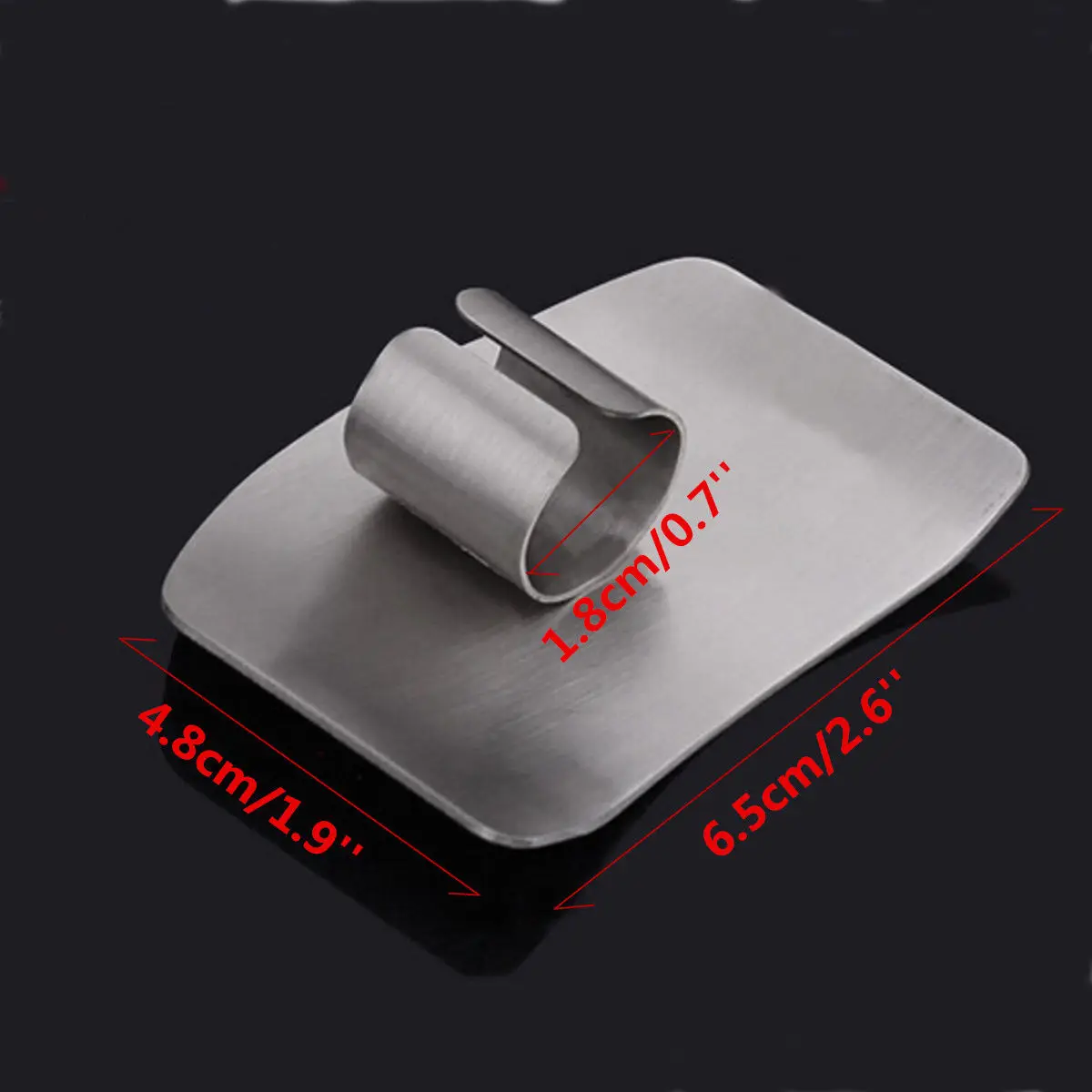 1 шт. защитная накладка на палец безопасная нарезка кусочка из нержавеющей стали