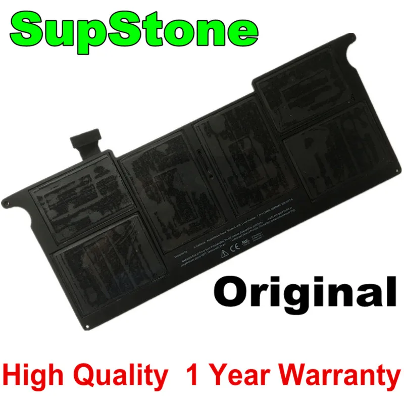 Оригинальный OEM Аккумулятор SupStone A1406 A1495 для APPLE Macbook Air 11 дюймов A1465 Mid 2012 2013 Ранняя