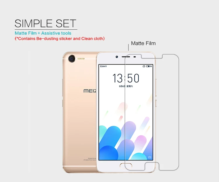 2 pcs/lot Meizu E2 screen protector NILLKIN Anti-Glare Matte protective film for with retailed package | Мобильные телефоны и