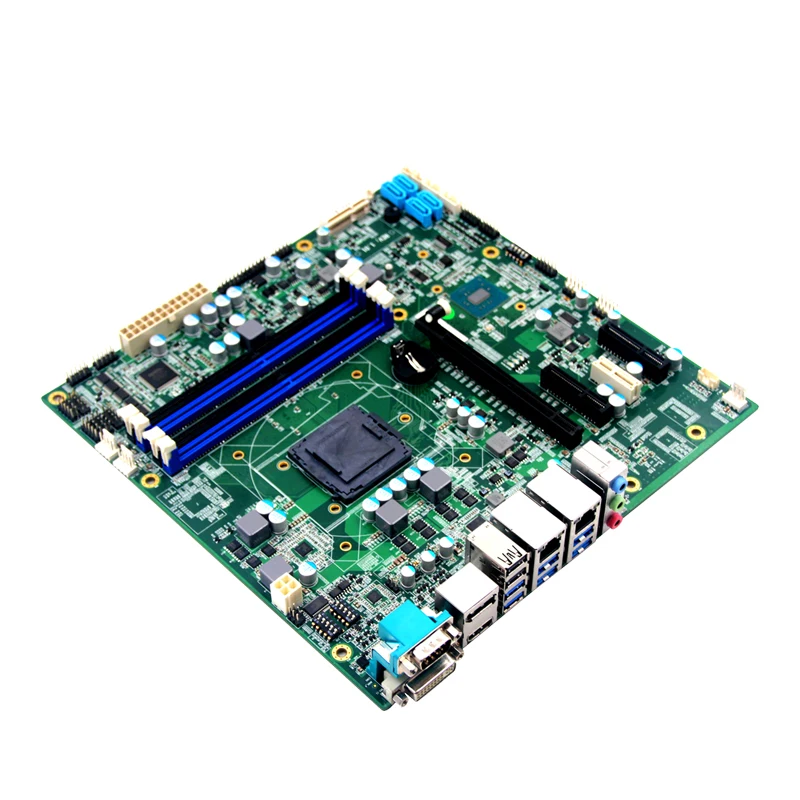 Материнская плата с дисплеем 4K Industrial MINI ITX разъемом LGA1151 и 4 разъемами DDR4 ram