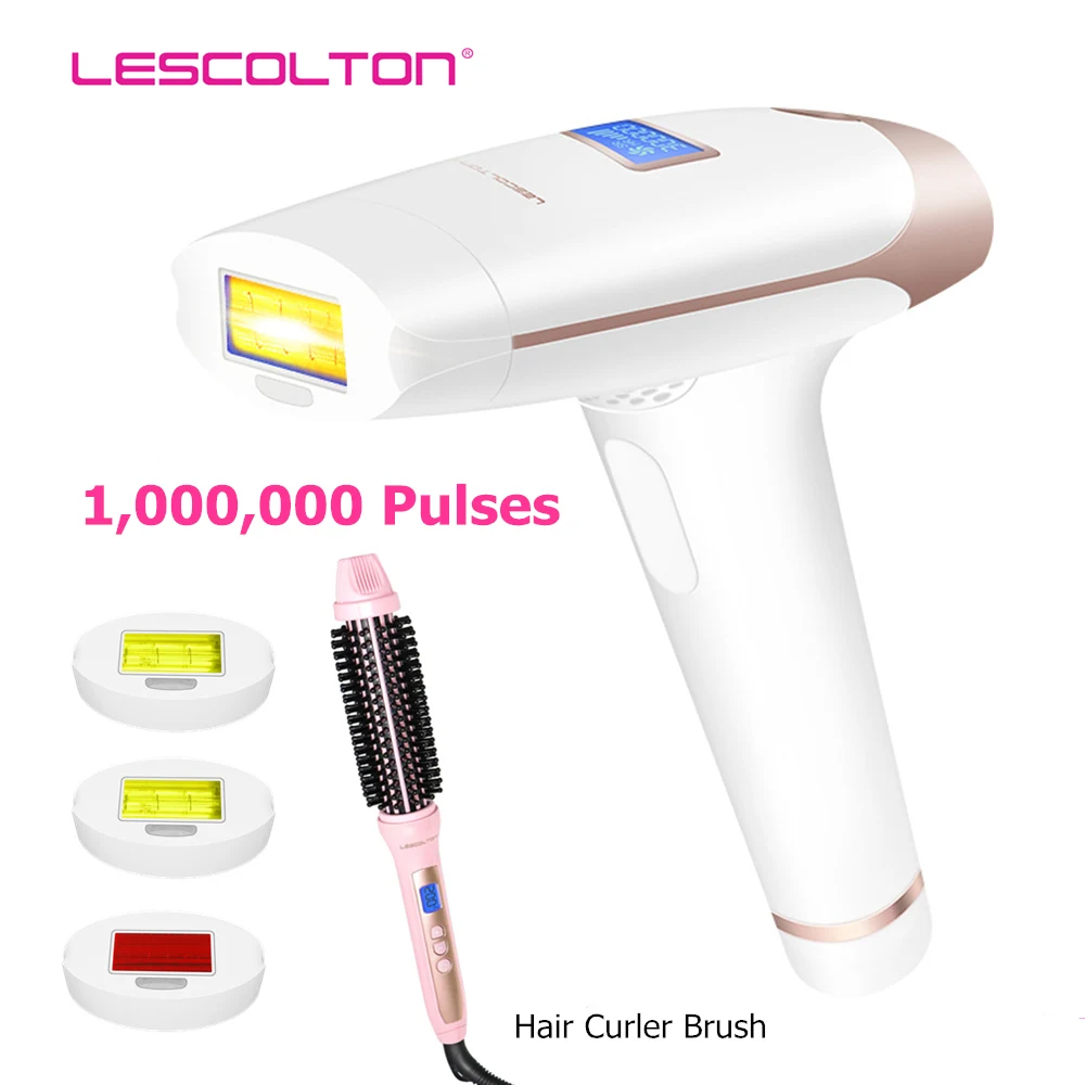 Lescolton T009i 4в1 IPL эпилятор, Перманентная лазерная машина для удаления волос, 1000000 импульсов, лазерный Фотоэпилятор для бикини