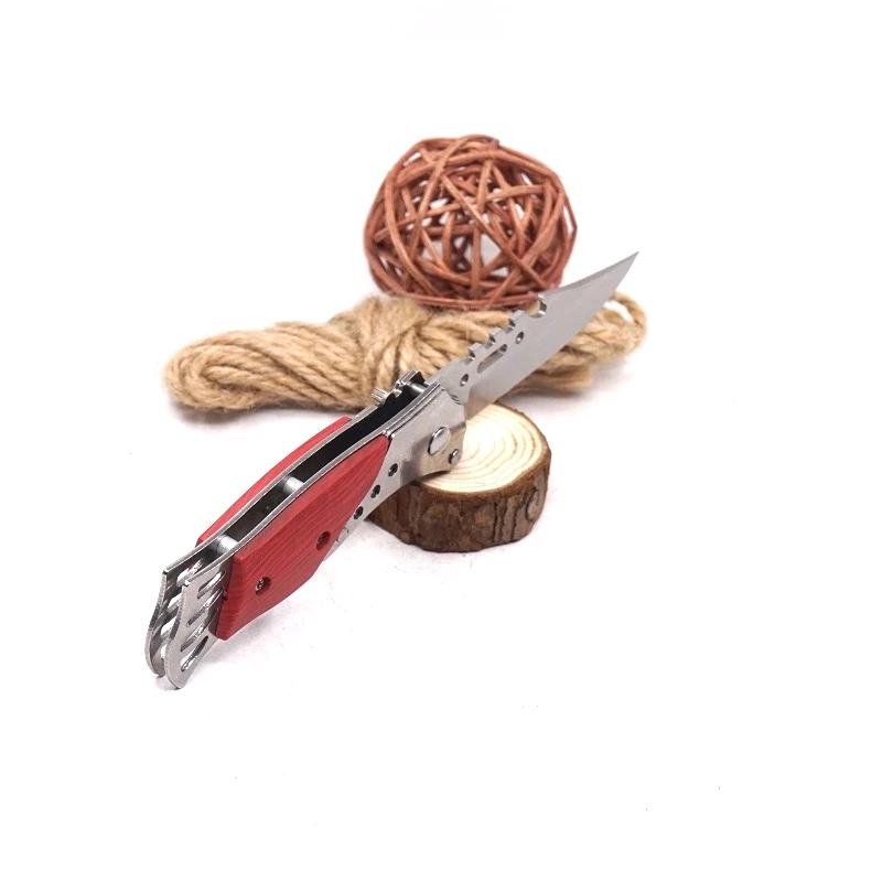 Folding Pocket Knife Survival Tactical Combat Outdoor Camping Hunting Utility Knives EDC Multi Tools Wood Handle Multitool | Инструменты