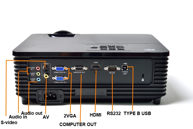 5500 люмен бизнес образование офис портативный 3D проектор мультимедийный DLP Projektor