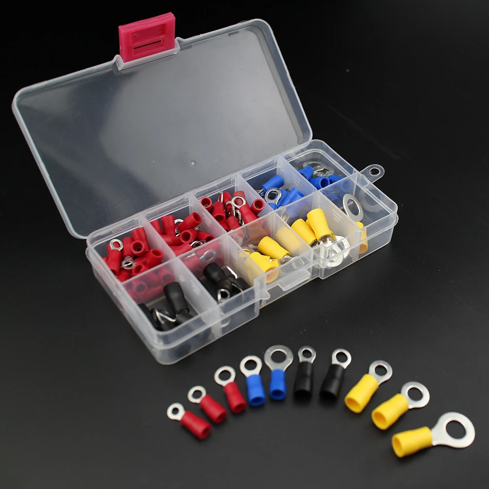 Бесплатная доставка 102 шт. набор медных зажимных проводов|crimp connector insulated|copper crimp