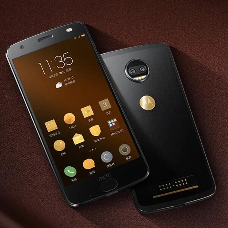 Moto Z2018 Z 2018 6 ГБ Оперативная память 128 Гб Встроенная 5 &quot2 k QHD Дисплей Snapdragon 835 Octa Core 12