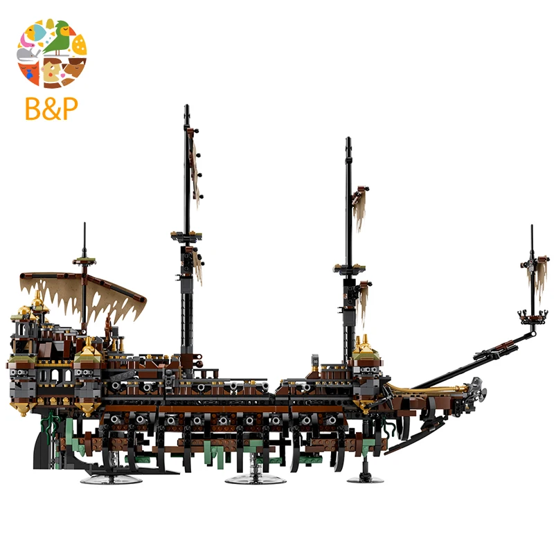 Bela 71042 10680 Pirates of The Caribbean Captain Jack Silent Mary Building Block Toys Compatible with Legoing | Игрушки и хобби