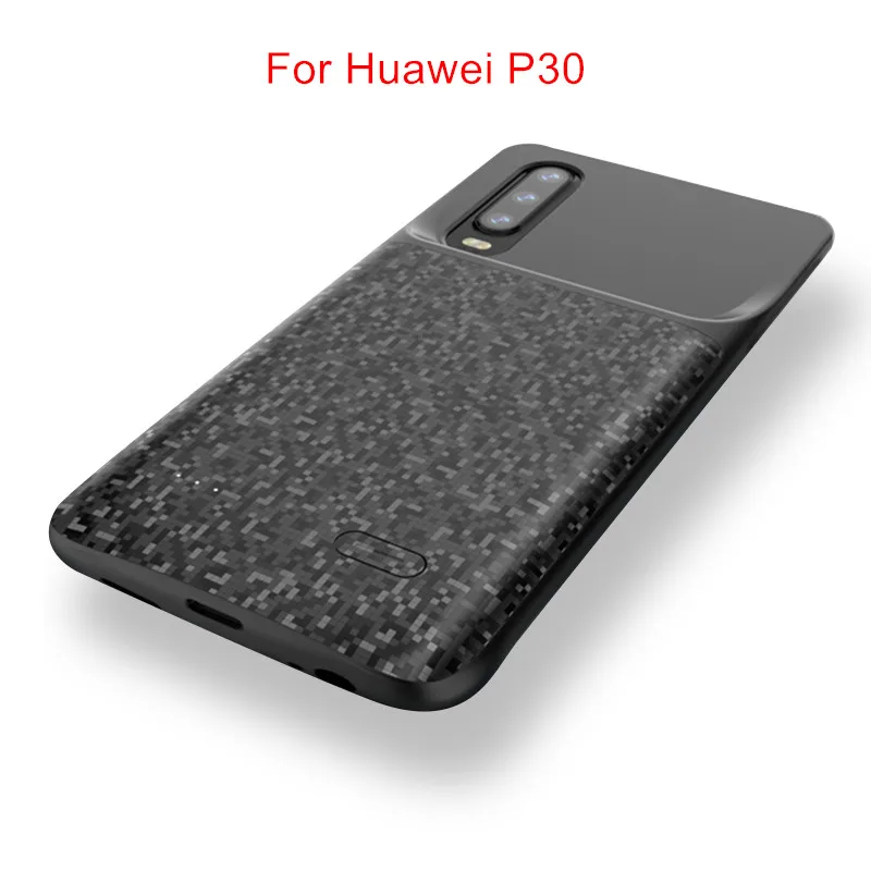 For Huawei P30 4700 mah силиконовый ударопрочный чехол для зарядного устройства для huawei P30/P30 Lite, чехлы для телефонов для huawei P30 Pro PowerBank Case - Цвет: For Huawei P30