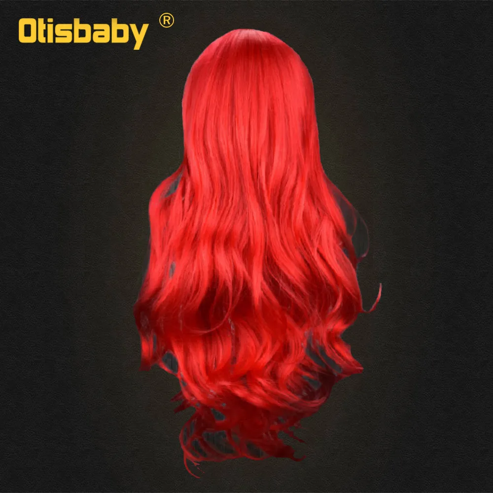 Mermaid Wig Рождественское платье Ариэль для девочек, танцевальный костюм русалки, детское блестящее платье русалки, Детские вечерние маскарадные платья для девочек - Цвет: Mermaid Wig