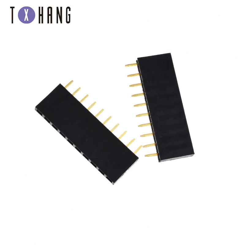10 шт. 1X4Pin 40Pin однорядные Женский правый угол коллектора контактный разъем полосы 2