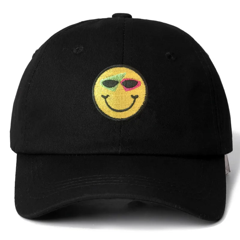 1 шт. кепка Roy Purdy Smiley бейсболка из хлопка для мужчин и женщин Регулируемая Кепка в