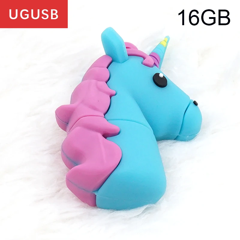 Мультфильм Единорог карту флэш-памяти с интерфейсом usb флешки Флеш накопитель